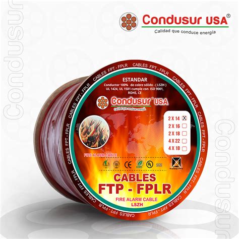 Cable Ftp Fplr X Awg Lszh Blindada Cobre Grupo Yllaconza