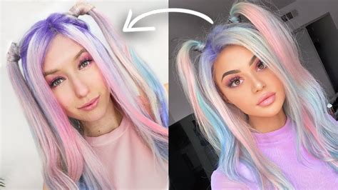 How To Pastel Unicorn Hair Kristen Hancher Recreation Youtube