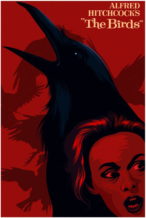 Alfred Hitchcock 'The Birds' | Poster By Handy Kara