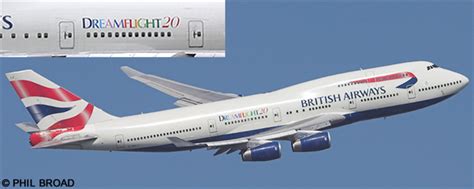 British Airways Boeing Dreamflight Livery V Decals