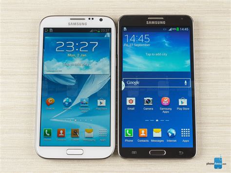 Samsung Galaxy Note 3 Vs Samsung Galaxy Note 2 PhoneArena