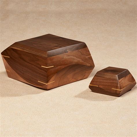 Woodsculpt Hand Carved Walnut Wood Cremation Urn Urns Northwest