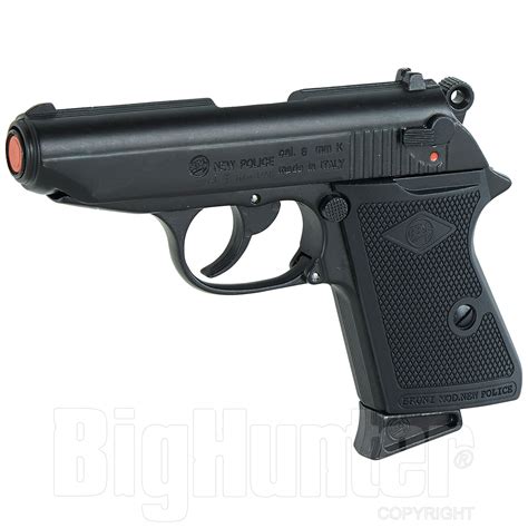 Pistola A Salve Walther Ppk New Police Calibro Nera Bruni