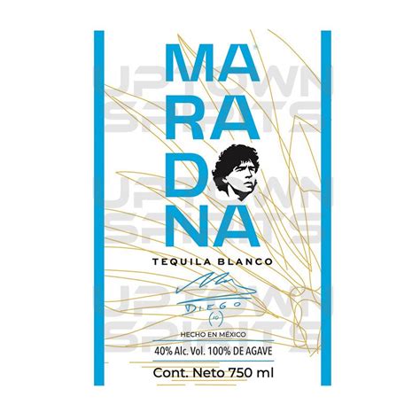 Maradona Blanco Tequila 750ml Uptown Spirits