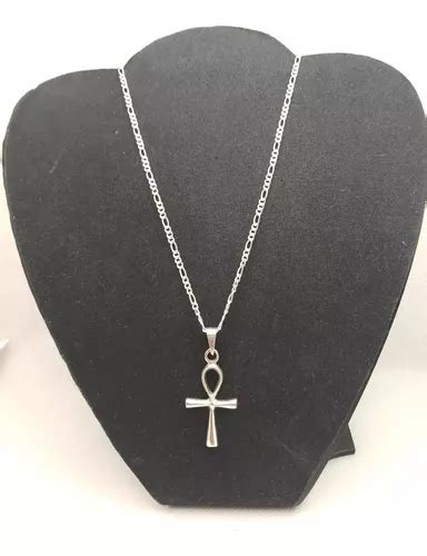 Dije Plata Ley 925 Cruz Egipcia Ankh Con Cadena Regalo Taxco Envío gratis