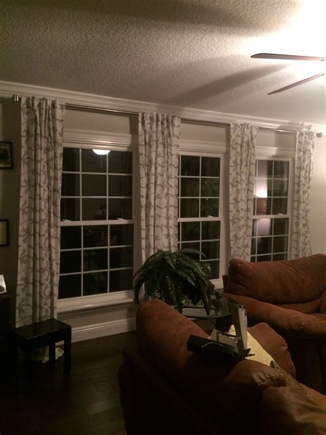 Curtains Hung High To Create The Illusion Of Taller Ceilings I Love