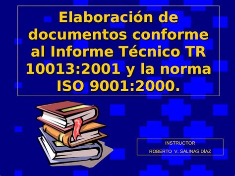 Ppt Elaboración De Documentos Conforme Al Informe Técnico Tr 10013