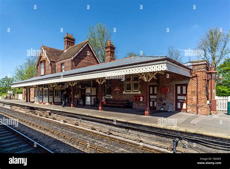 The Railway Station Building At The Bluebell Railway At Sheffield Park