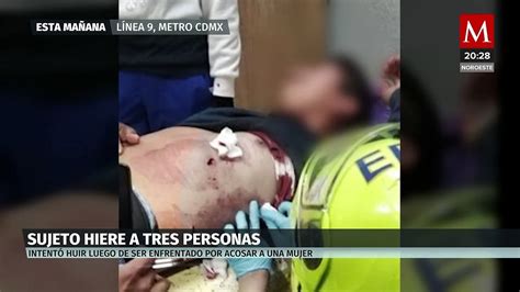 Es Detenido Hombre Que Ataco A Pasajeros En Estaci N Del Metro