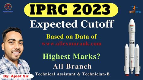 Isro Iprc Expected Cutoff Marks Iprc Cutoff Score For Skill Test