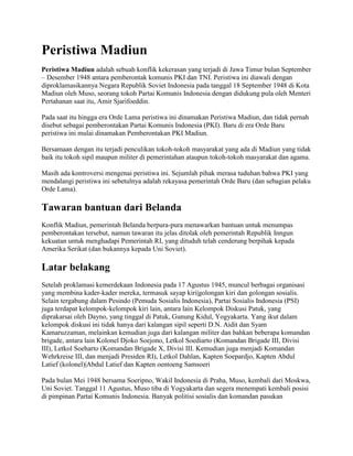 Sejarah Peristiwa Madiun Pdf