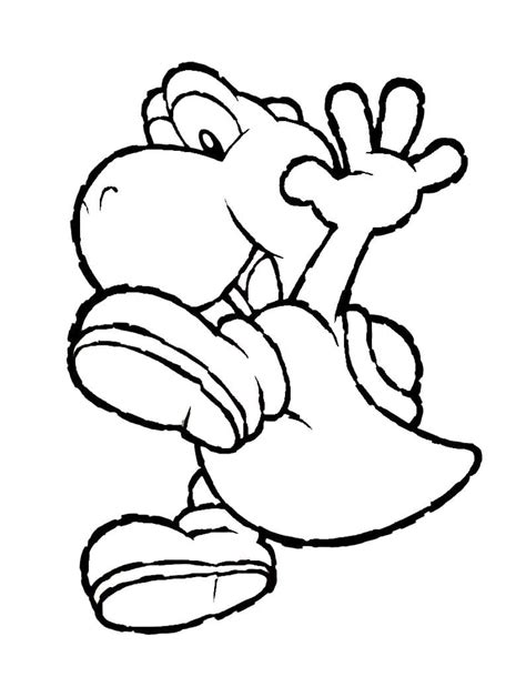 Desenhos De Yoshi Para Colorir Pintar E Imprimir Colorironline