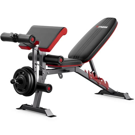 Gikpal Weight Bench Bench Press Set With Squat Rack And Bench For Home