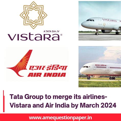 Tatas Singapore Airlines Agree To Merge Vistara Into Air India By