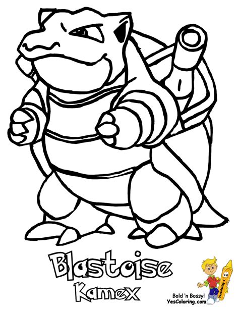 22+ Blastoise Coloring Pages - HaideePheobe