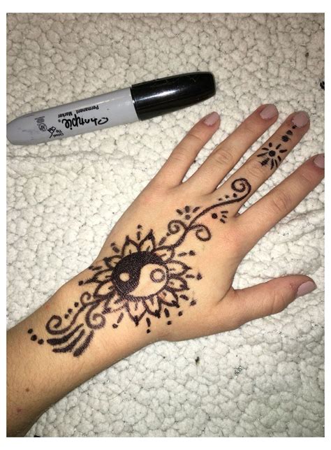 Cool Designs To Draw On Your Hand