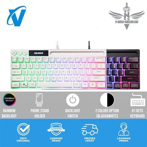 Jual Keyboard Gaming Wired Membrane Nyk Nemesis K Eris With