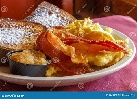 Smoked Bacon And Eggs Stock Image Image Of Food Carbohydrates 27433327