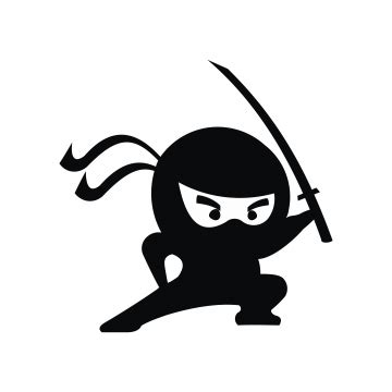 Ninja Silhouette Vector at Vectorified.com | Collection of Ninja ...