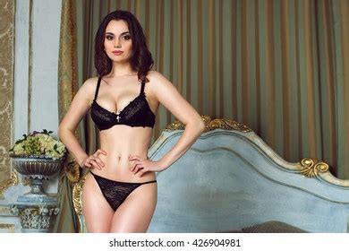 Sexy Girl Black Underwear Luxury Ass Stock Photo Shutterstock