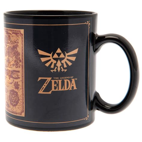 The Legend Of Zelda Heat Changing Mug Map TKO Sports