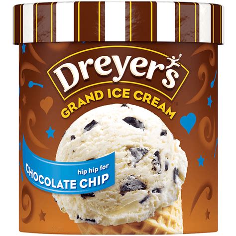 Edys Dreyers Chocolate Chip Ice Cream 1 5 Quarts Chocolate Chip