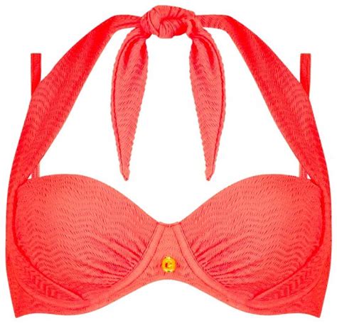 Ten Cate Multiway Bikini Top Sunset Neon Maat 44C Oranje Bol
