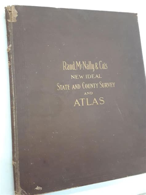 Rand Mcnally And Co S New Ideal State And Country Survey And Atlas Mcnally Rand Co Special