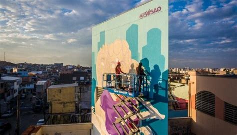 Ceu Heli Polis Ganha Grafite De M Que Muda Paisagem Do Bairro