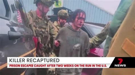 Convicted U S Killer Recaptured After Two Weeks On The Run 7NEWS