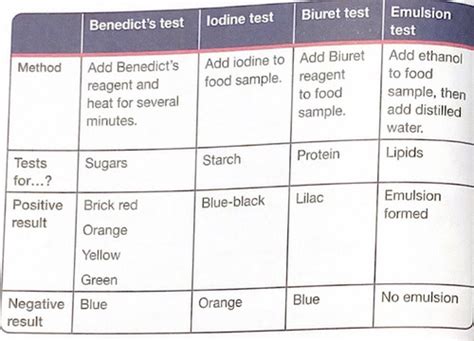 Food Tests Flashcards Quizlet