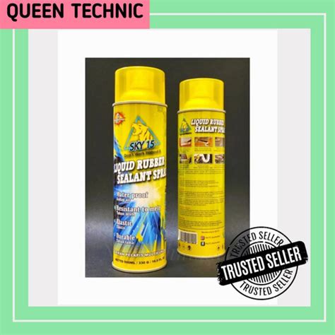 Jual SKY 15 LIQUID RUBBER SEALANT SPRAY CAIRAN PELAPIS ANTI BOCOR 500