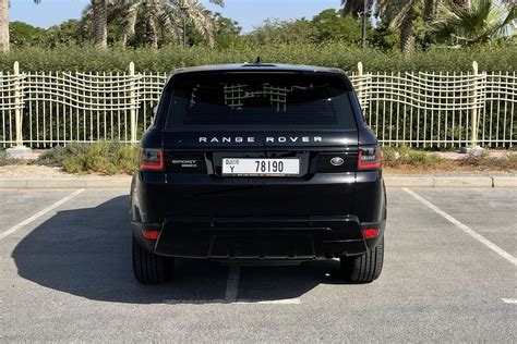 Rent a Range Rover Sport Black • AL MUSAFIR