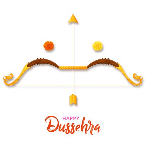 Festival India Clipart Hd Png Bow And Arrow Of Rama In Happy Dussehra