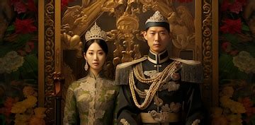 Premium AI Image | Korean royal family portrait at royal palace in ...