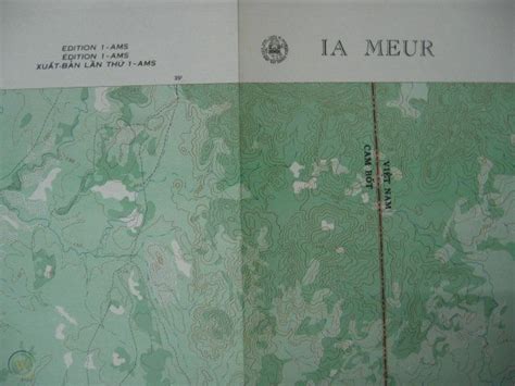 Plei Mei Vietnam Map Macv Sog Camp A 255 A 313 5th Sf 24800575