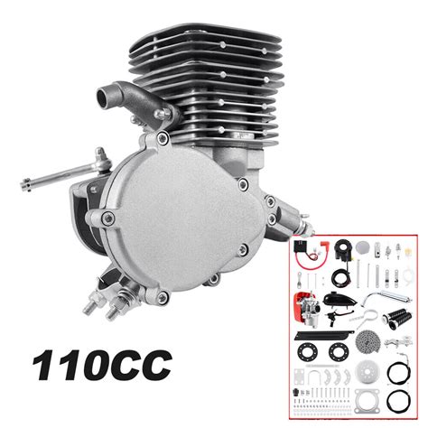 110cc 2 Stroke Bicycle Motor Kit Bike Motorized Petrol Gas Engine Full