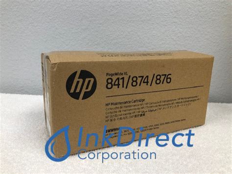 Hp 3ww99a Hp 841 874 876 Maintenance Cartridge Pagewide Xl 3920 4200 4700 5200 8200 Ink Direct