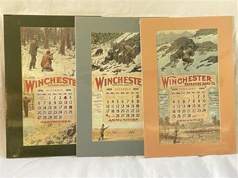 Winchester Reproduction Calendars From Late 1800s Live And Online