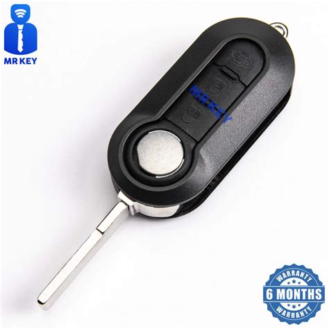 Fiat Remote Flip Car Key 71752197 With Electronics Mr Key