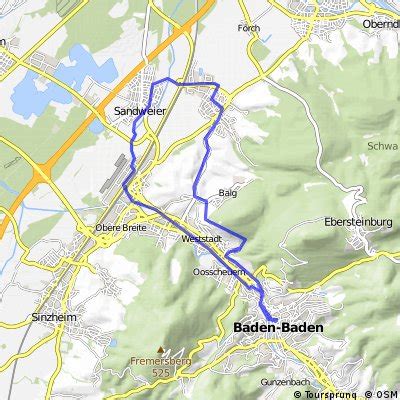 Radwege Und Routen In Und Um Baden Baden Bikemap Deine Radrouten