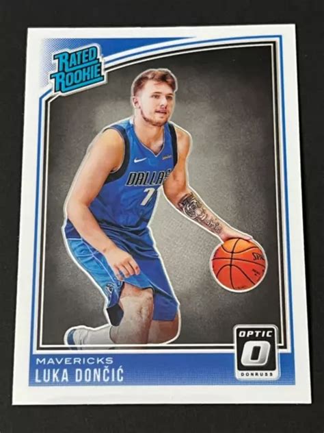 LUKA DONCIC 2018 19 Donruss Optic Rookie RC 177 Dallas Mavericks