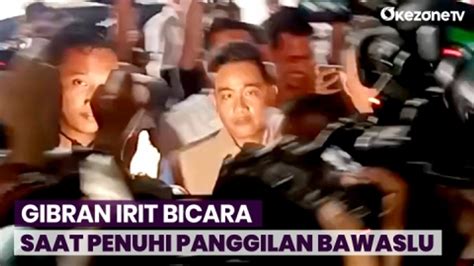 Penuhi Panggilan Klarifikasi Bawaslu Gibran Rakabuming Raka Irit