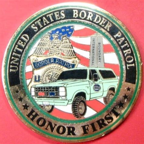 US Border Patrol Challenge Coin Souvenir 1 75 28b EBay