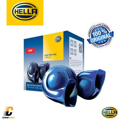 Jual Hella Blue Twin Tone Horn Set Klakson Keong V Db Hz