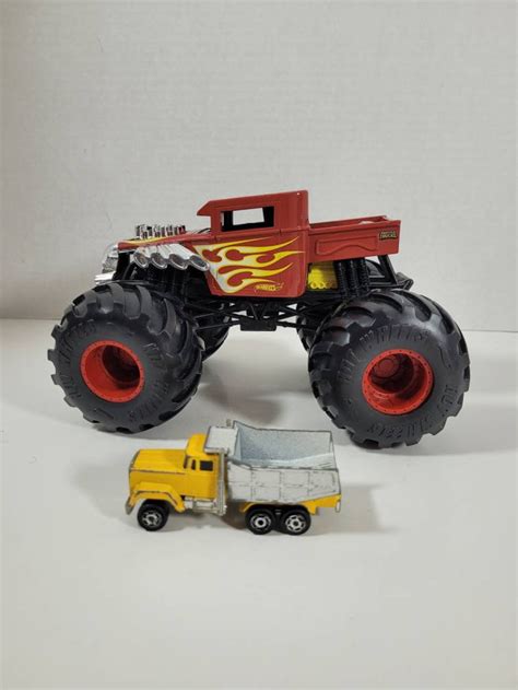 Retro Hot Wheels Monster Trucks Bone Shaker Vehicle Scale Etsy