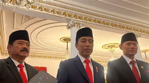 Angkat Ahy Jadi Menteri Atr Bpn Jokowi Berpesan Hal Ini