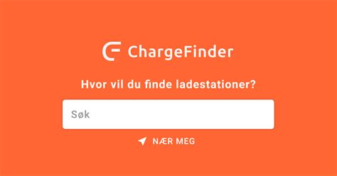 Chargefinder Ladestandere Til Elbiler