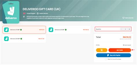 How To Buy Deliveroo Gift Card In SEAGM SEAGM English Article Site