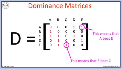 How to Determine Winners Using Dominance Matrices – mathsathome.com